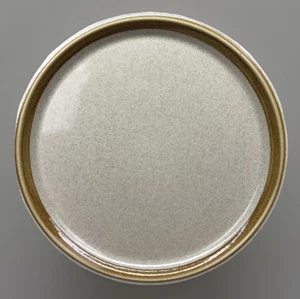 Vtg Japan Mikasa Stone manor F5800 Large Serving Platter 12.5” Gold Color Trim - Picture 1 of 11