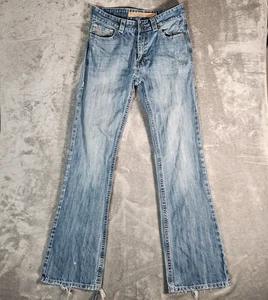 Rock & Roll Cowboy Jeans Men's 31X36 Double Barrel Straight M0D-7683 HEEL BITES - Picture 1 of 17