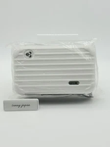 Rare White Rimowa Thai Airways First Class Travel Amenity Hard Case Pouch z65 - Picture 1 of 11