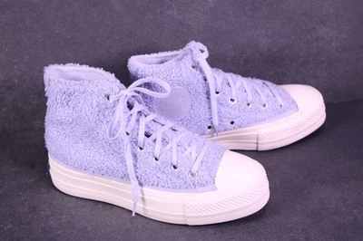 Converse CTAS Lift Hi Platform Sneaker Chucks Gr. 38 hellblau Fell Teddy BC1627 - Bild 1 von 4