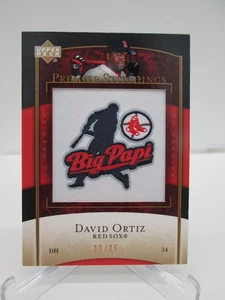 2007 UD Premier Premier Stitching David Ortiz "Big Papi" Patch 23/35 PS-67 - Picture 1 of 2