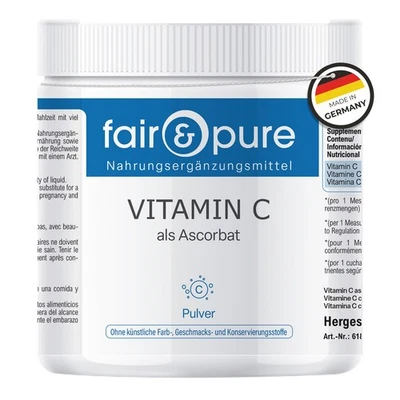 Vitamina C come ascorbato - Polvere da 500g | fair-pure