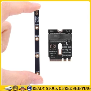 DE NGFF A+E-Key Male To NVME M-key Female Extension PCI-E 4.0 Adapter with Brack - Bild 1 von 12