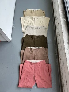 Men’s Bills Khakis Size (39) 40x31 Pants Lot Of 6 Made In USA Brown Khaki Red - Picture 1 of 24