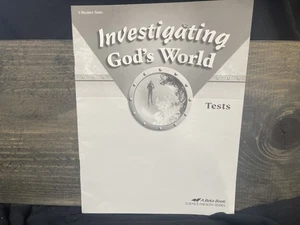 Investigating God's World test book fourth ed - Picture 1 of 1