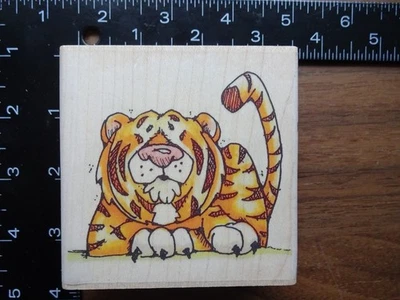 new BRONSON THE TIGER Animal Rubber Stamp by WHIPPER SNAPPER - Image 1 of 2