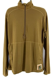 USMC FROG 1/2 Zip Thermal Shirt Men’s L Coyote Brown Flame Resistant Peckham - Picture 1 of 12