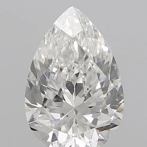 Setting Stone Loose Pear IGI CERTIFIED 100% Natural Diamond 0.15 Ct E/SI Grade - Picture 1 of 4