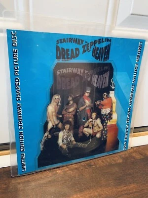 Rare! DREAD ZEPPELIN - STAIRWAY TO HEAVEN - 1991 LTD STAIRWAY SHAPED PIC DISC - Image 1 of 3