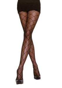 Ladies Diamonds Patterned Tights Hera 20 Denier Sexy Fancy Hosiery - Picture 1 of 3