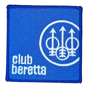PARCHE TÁCTICO DE HIERRO SOBRE MORAL UNIFORME ARMAS DE FUEGO LOGOTIPO AZUL Y BLANCO CLUB BERETTA - Imagen 1 de 2