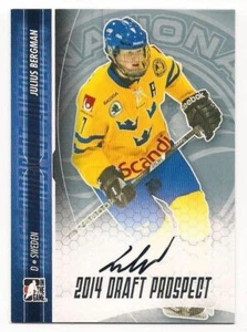 Julius Bergman 2014 ITG Draft Prospects Autograph Signature Silver Alternate 200 - Picture 1 of 1