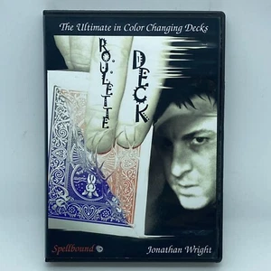 Spellbound: Roulette Deck DVD OOP 2011 Jonathan Wright Magic Magician Training - Picture 1 of 4