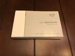 2010 NISSAN MAXIMA FACTORY OWNERS MANUAL ALL MODELS FREE SHIPPING OEM - Picture 1 of 1