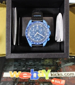 Swatch x Omega Moonswatch Mission To Neptune Moonshine Gold SHIPS Today NEW - Picture 1 of 12