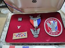 1985 Named, cased, Eagle Scout Medal, Programs, Certificate Lot