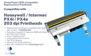 Honeywell/Intermec PX4i/PX4e (1-040082-900) OEM-Compatible 203 dpi Printhead - Picture 1 of 8