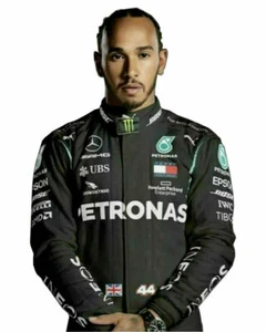 F1 Lewis Hamilton Suit CIK/FIA Level 2 Approved Go Kart Race Suit - Picture 1 of 3