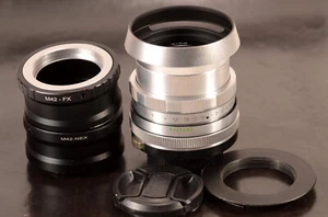 Helios 44M Silver ⭐Serviced f2/58mm Fantastic Boke Portrait Lens CANON, FX, SONY - Picture 1 of 12