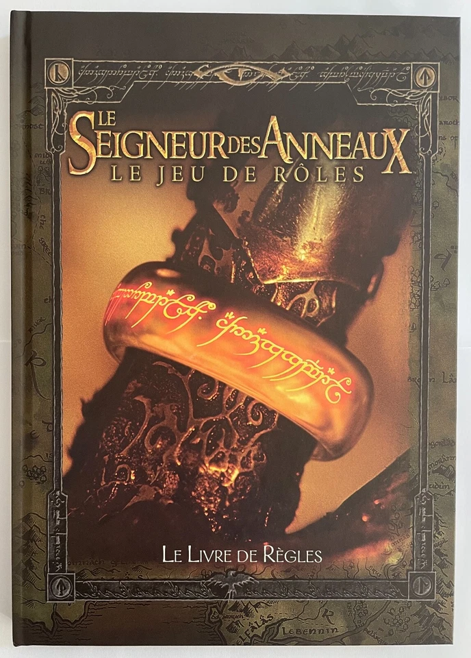 LE SEIGNEUR DES ANNEAUX JDR LE LIVRE DE RÈGLES - NEUF - HEXAGONAL #02800