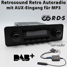 Produktbild - Retrosound Motor-1DAB Komplettset Black Oldtimer Radio MP3 DAB+ Retro Autoradio