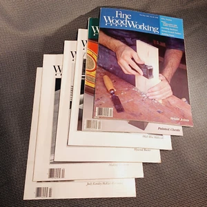 Feine Holzbearbeitung Zeitschriften LOT # 3 -1984 Vintage 6 Ausgaben (#44 - #49) - Bild 1 von 3