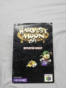 Harvest Moon 64 ~ N64 Nintendo 64 nur Anleitung ~ Instruction Booklet selten Vintage - Bild 1 von 6