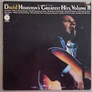 DAVID HOUSTON GREATEST HITS VOLUME II VINYL LP COLUMBIA VG COND 1-86 - Picture 1 of 4