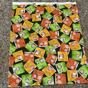 Peanuts Welcome Great Pumpkin Charlie Brown, Linus And Lucy 1 Yrd - Picture 1 of 4