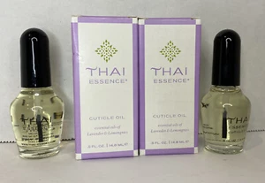 (2) Nail Magic Thai Essence huile cuticule lavande citronnelle 0,5 oz - Photo 1/6