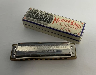 De Colección M Hohner Llave Alemana G Armónica Nº 1896 Con Caja Original Foto 1 de 4