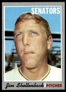1970 Topps *Edición de estado* Jim Shellenback #389 TS1 - Imagen 1 de 2
