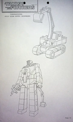The Transformers 1984 G1 Production Series Model Cel Layout Sunbow Productions - Image 1 of 2