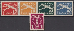 == DANZIG Flugpost Mi. 251-255 postfrisch **, Kat. 80€ == - Picture 1 of 1