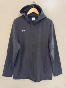 Nike Baseball Therma Fit Fleece Jacket Mens Size L Hooded Gray CT2693-060 NEW - Picture 1 of 10