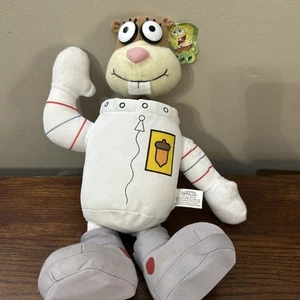 NANCO 9" SpongeBob SquarePants Astronaut Sandy Cheeks Plush Toy 2003 NWT - Picture 1 of 17