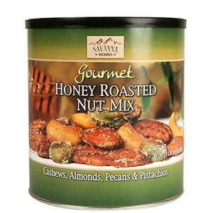Savanna Orchards Gourmet Honey Roasted Nut Mix with Pistachios honey roasted, - Picture 1 of 4