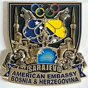 MSG-Det Marine Security Guard Detachment Sarajevo, Bosnien Challenge Coin - Bild 1 von 4