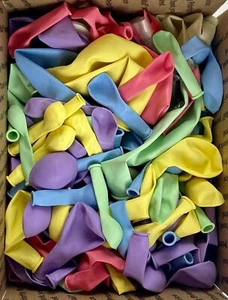 Assorted Balloons for Decoration All Colors Box of 4 lbs - Picture 1 of 3