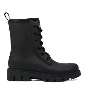 HUNTER DIANA Rain Boots Black New - Picture 1 of 8