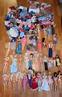 1966 - 90's Lot Of Barbie Dolls & More + Clothing & Dollhouse Furniture 