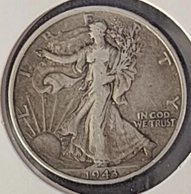 1943 Walking Liberty Half Dollar No Mint Mark (WL00000002) - Image 1 of 4