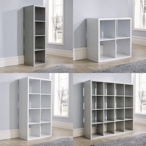 Aufbewahrungswürfel Regal Bücherregal Deluxe Grob Holz Vitrine Organizer - Bild 1 von 11