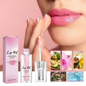 Lip Glow Oil Magic Color Changing Lip Oil V2 Cosmetics Color Changing Makeup - Picture 1 of 13