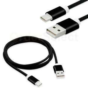USB Type-C Braided Charger Cable Cord for Nintendo Switch / Switch Lite - Picture 1 of 5