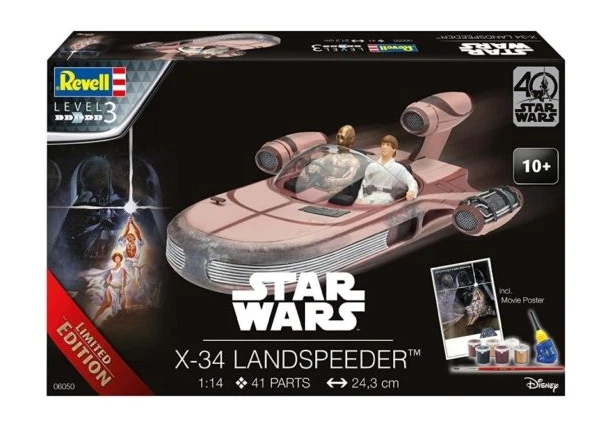 REVELL KIT 06050 X-34 LANDSPEEDER STAR WARS - 1/14 - Immagine 1 di 1