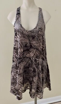Mini Vestido FREE PEOPLE ELLIE BURNOUT TERCIOPELO NUEVO CON ETIQUETAS Talla XS Rosa Combo Sin Mangas NUEVO Foto 1 de 4