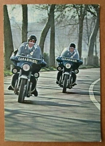 Cartolina "ARMA DEI CARABINIERI - CARABINIERI MOTOCICLISTI" - Storica - Anni 70 - Picture 1 of 2