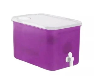 Tupperware Water Beverage Dispenser Set 6.5 L / 26 Cups New Purple New - Picture 1 of 1