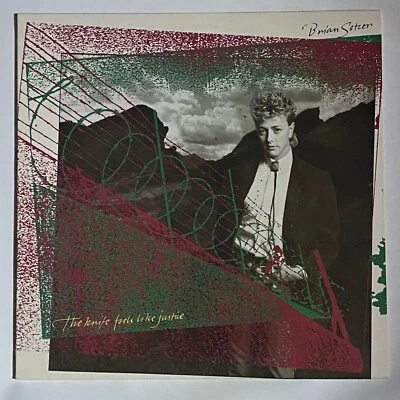 Brian Setzer  The Knife Feels Like Justice ORIGINAL US 12" VINYL LP EMI ST-17178 - Image 1 of 4